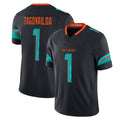 Johmsee M.Dolphins #1 Tua Tagovailoa Player Blue Rivalries Collection Vapor Limited Stitched Jersey