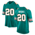 Johmsee M.Dolphins #20 Jordyn Brooks Player Aqua Alternate Home Game Stitched Jerseys