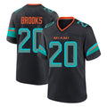 Johmsee M.Dolphins #20 Jordyn Brooks Player Black Pitch Rivalries Collection Home Game Stitched Jerseys