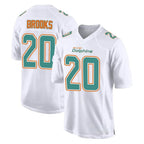 Johmsee M.Dolphins #20 Jordyn Brooks Player White Fashion Home Game Stitched Jerseys