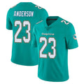 Johmsee M.Dolphins #23 Zayne Anderson Player Aqua Limited Vapor Untouchable Home Game Stitched Jerseys