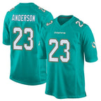 Johmsee M.Dolphins #23 Zayne Anderson Player Aqua Team Color Home Game Stitched Jerseys