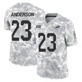 Johmsee M.Dolphins #23 Zayne Anderson Player Arctic Camo Salute To Service Limited Game Stitched Jerseys