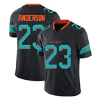 Johmsee M.Dolphins #23 Zayne Anderson Player Black Limited Pitch Rivalries Collection Home Game Stitched Jerseys