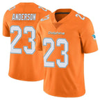 Johmsee M.Dolphins #23 Zayne Anderson Player Orange Limited Home Game Stitched Jerseys