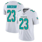 Johmsee M.Dolphins #23 Zayne Anderson Player White Limited Vapor Untouchable Home Game Stitched Jerseys