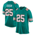 Johmsee M.Dolphins #25 Tyrel Dodson Player Aqua Alternate Home Game Stitched Jerseys
