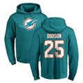 Johmsee M.Dolphins #25 Tyrel Dodson Player Aqua LOGO Pullover Hoodies Limited Stitched Jerseys