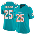 Johmsee M.Dolphins #25 Tyrel Dodson Player Aqua Limited Vapor F.U.S.E. Home Game Stitched Jerseys