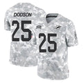 Johmsee M.Dolphins #25 Tyrel Dodson Player Arctic Camo Salute To Service Limited Game Stitched Jerseys