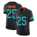 Johmsee M.Dolphins #25 Tyrel Dodson Player Black Limited Pitch Rivalries Collection Home Game Stitched Jerseys