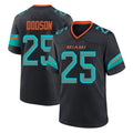 Johmsee M.Dolphins #25 Tyrel Dodson Player Black Pitch Rivalries Collection Home Game Stitched Jerseys