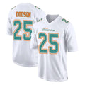 Johmsee M.Dolphins #25 Tyrel Dodson Player White Fashion Home Game Stitched Jerseys