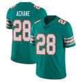 Johmsee M.Dolphins #28 De'Von Achane Player Aqua Limited Alternate Vapor Untouchable Home Game Stitched Jerseys