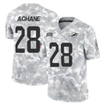Johmsee M.Dolphins #28 De'Von Achane Player Arctic Camo Salute To Service Limited Game Stitched Jerseys