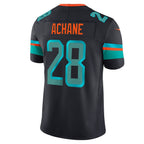 Johmsee M.Dolphins #28 De?¡¥Von Achane Player Blue Rivalries Collection Vapor Limited Stitched Jersey