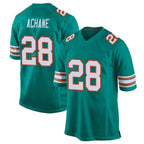 Johmsee M.Dolphins #28 De?¡¥Von Achane Player Green Alternate Game Stitched Jerseys