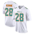 Johmsee M.Dolphins #28 De?¡¥Von Achane Player White Foshion Elite Stitched Jerseys
