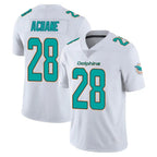 Johmsee M.Dolphins #28 De'Von Achane Player White Limited Vapor Untouchable Home Game Stitched Jerseys