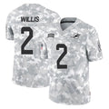 Johmsee M.Dolphins #2 Malik Willis Player Arctic Camo Salute To Service Limited Game Stitched Jerseys