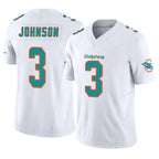 Johmsee M.Dolphins #3 Chris Johnson Player White Limited Vapor F.U.S.E. Home Game Stitched Jerseys