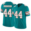 Johmsee M.Dolphins #44 Chop Robinson Player Aqua Limited Alternate Vapor F.U.S.E. Home Game Stitched Jerseys