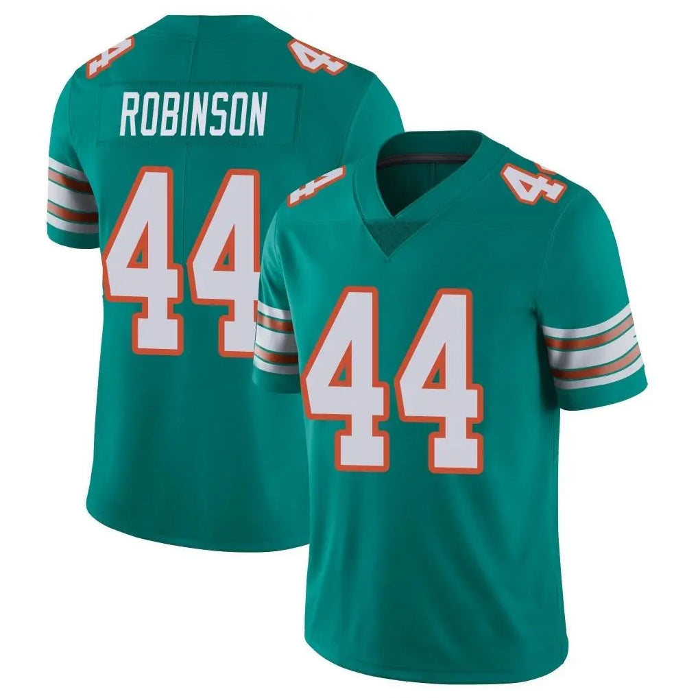 Johmsee M.Dolphins #44 Chop Robinson Player Aqua Limited Alternate Vapor Untouchable Home Game Stitched Jerseys