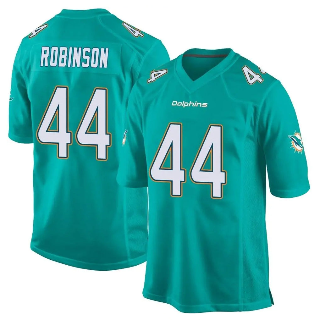 Johmsee M.Dolphins #44 Chop Robinson Player Aqua Team Color Home Game Stitched Jerseys