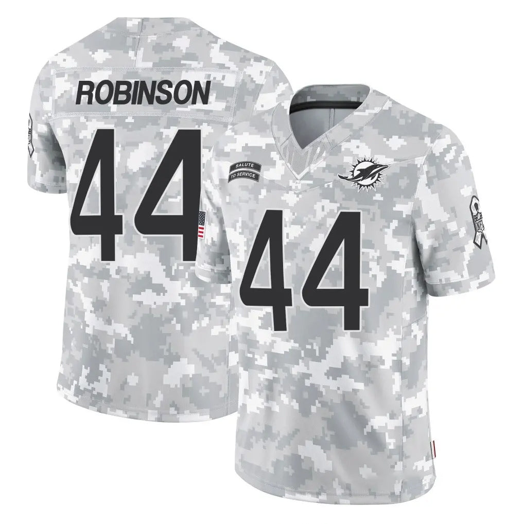 Johmsee M.Dolphins #44 Chop Robinson Player Arctic Camo Salute To Service Limited Game Stitched Jerseys