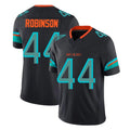 Johmsee M.Dolphins #44 Chop Robinson Player Black Limited Pitch Rivalries Collection Home Game Stitched Jerseys