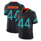 Johmsee M.Dolphins #44 Chop Robinson Player Black Limited Pitch Rivalries Collection Home Game Stitched Jerseys