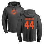 Johmsee M.Dolphins #44 Chop Robinson Player Darkgray Pullover Hoodies Limited Stitched Jerseys