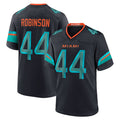 Johmsee M.Dolphins #44 Chop Robinson Player Pitch Blue Rivalries Collection Game Stitched Jersey