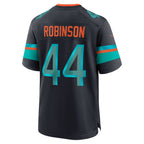 Johmsee M.Dolphins #44 Chop Robinson Player Pitch Blue Rivalries Collection Game Stitched Jerseys