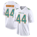 Johmsee M.Dolphins #44 Chop Robinson Player White Foshion Elite Stitched Jerseys