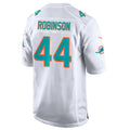Johmsee M.Dolphins #44 Chop Robinson Player White Home Game Stitched Jerseys