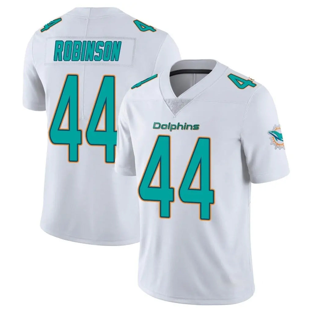 Johmsee M.Dolphins #44 Chop Robinson Player White Limited Vapor Untouchable Home Game Stitched Jerseys