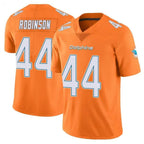 Johmsee M.Dolphins #44 Chop Robinson Player White Orange Vapor Limited Stitched Jerseys