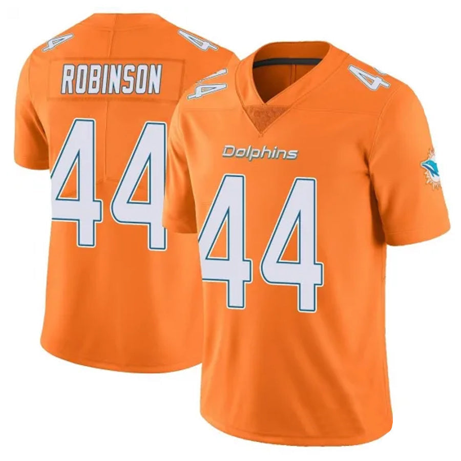 Johmsee M.Dolphins #44 Chop Robinson Player White Orange Vapor Limited Stitched Jerseys
