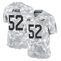 Johmsee M.Dolphins #52 Patrick Paul Player Arctic Camo Salute To Service Limited Game Stitched Jerseys