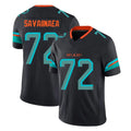 Johmsee M.Dolphins #72 Jonah Savaiinaea Player Black Limited Pitch Rivalries Collection Home Game Stitched Jerseys