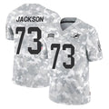 Johmsee M.Dolphins #73 Austin Jackson Player Arctic Camo Salute To Service Limited Game Stitched Jerseys