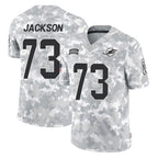 Johmsee M.Dolphins #73 Austin Jackson Player Arctic Camo Salute To Service Limited Game Stitched Jerseys