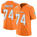 Johmsee M.Dolphins #74 Kadyn Proctor Player Orange Limited Home Game Stitched Jerseys
