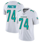 Johmsee M.Dolphins #74 Kadyn Proctor Player White Limited Vapor Untouchable Home Game Stitched Jerseys