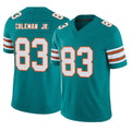 Johmsee M.Dolphins #83 Kevin Coleman Jr. Player Aqua Limited Alternate Vapor F.U.S.E. Home Game Stitched Jerseys