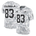 Johmsee M.Dolphins #83 Kevin Coleman Jr. Player Arctic Camo Salute To Service Limited Game Stitched Jerseys