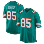Johmsee M.Dolphins #85 Greg Dulcich Player Aqua Alternate Home Game Stitched Jerseys