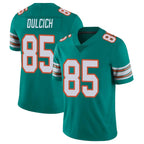 Johmsee M.Dolphins #85 Greg Dulcich Player Aqua Limited Alternate Vapor Untouchable Home Game Stitched Jerseys