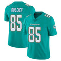 Johmsee M.Dolphins #85 Greg Dulcich Player Aqua Limited Vapor Untouchable Home Game Stitched Jerseys